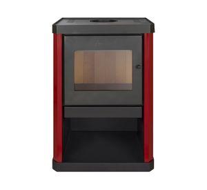 Estufa leña 10000W Classic 400 rojo