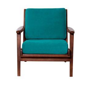 Sitial velvet 1 cuerpo Neuss azul