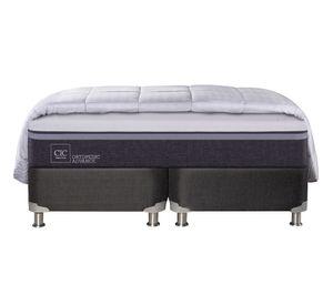 Box spring king Ortopedic Advance black + plumón Cic