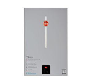 Calefont ionizado tiro natural 16 litros gas licuado modulante Rheem