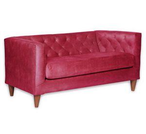 Sofá 2 cuerpos Brescia rojo Latam Home