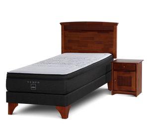 Cama europea 1.5 plazas Tempo patas + set Veneto Rosen