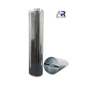 Tubo galvanizado 12'' espesor 0,35 mm Aceros de la Rivera