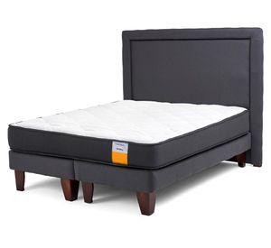 Cama europea funcional King base dividida + respaldo