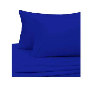 Juego de sábanas 2 plazas 144 Hilos azul