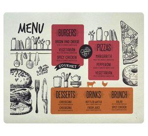 Individual 32x42 cm Novotela Menu gourmet Via Deco.