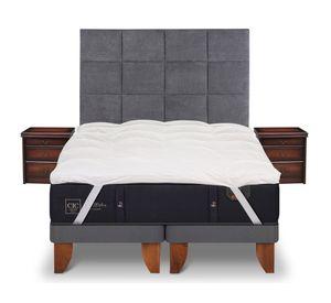 Cama europea king Premium dividida + set Támesis Cic.