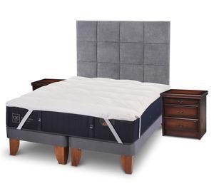 Cama europea king Premium dividida + set Támesis Cic.
