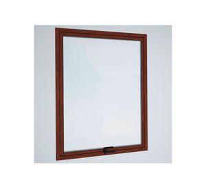 Ventana Aluminio 50x100 cm Termopanel Proyectante Madera Mundo Glass