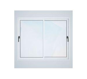 Ventana Aluminio 151x114 cm Termopanel Corredera Blanca Mundo Glass
