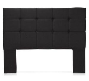 Box spring 2 plazas Tempo base dividida patas + respaldo Issey grafito Rosen