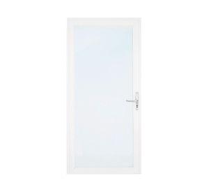 Puerta vidriada 65x200 cm termopanel izquierda blanca Mundo Glass