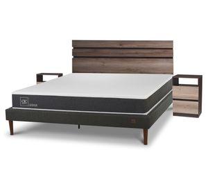 Cama europea curve 2 plazas Ortopedic + Set Ares Cic