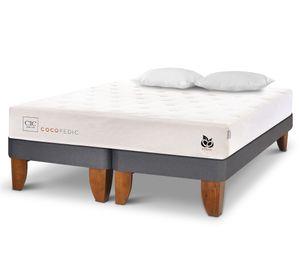 Cama europea king Cocopedic + almohadas Cic.