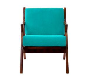Sitial velvet 1 cuerpo Bremen azul