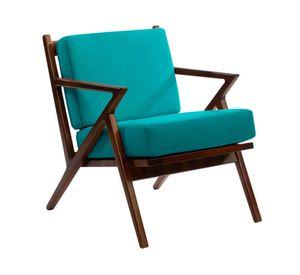 Sitial velvet 1 cuerpo Bremen azul