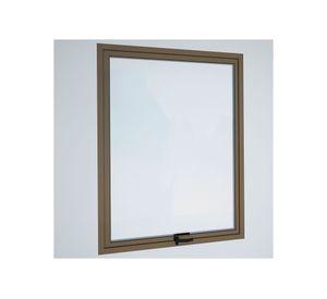 Ventana Aluminio 60x100 cm Termopanel Proyectante Titanio Mundo Glass