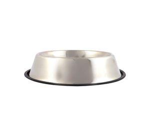 Plato mascota 23 cm antideslizante inox Pet's fun