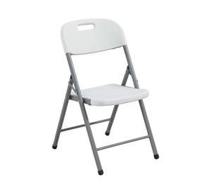 Silla plegable con asa JH-Y57 blanco