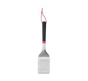 Esp谩tula asado plateado/negro Weber