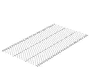 Repisa metálica ventilada 60 cm blanco