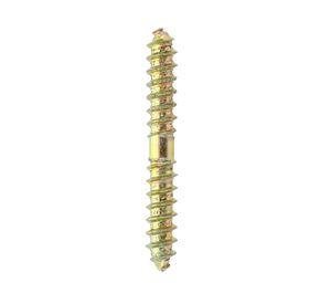 Unión hilo para barra metal 11 cm amarillo