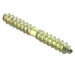 Unión hilo para barra metal 11 cm amarillo