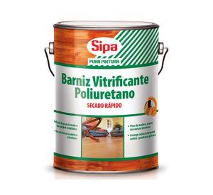 Barniz vitrificante 1 galón Poliuretano transparente brillante Sipa