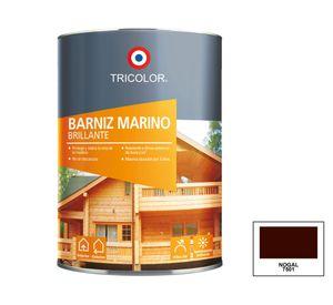 Barniz marino 1/4 galón nogal brillante Tricolor