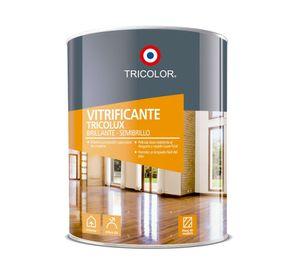 Barniz vitrificante 1/4 galón Tricolux transparente brillante/semi brillante Tricolor