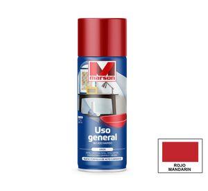 Pintura spray Secado rápido rojo mandarín Marson