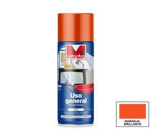Pintura spray Secado rápido naranjo brillante Marson.