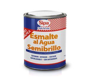 Esmalte al agua 1/4 galón blanco semi brillante Sipa