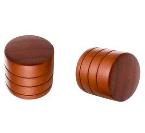Terminal Tapón madera 28 mm chocolate 2 un