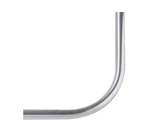 Barra cortina baño 80x80 cm angular cromada Metalhsa