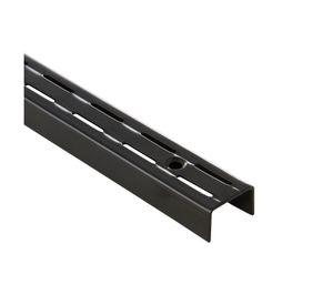 Pilar ranurado doble 32 cm negro Ducasse