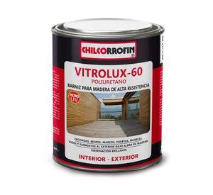 Barniz 1/4 galón Vitrolux-60 natural brillante Chilcorrofin