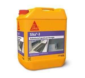 Acelerador de fraguado y endurecimiento 4,5 lts sika 3 Sika