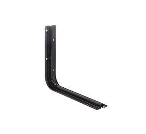 Soporte fijo repisa 20x25 cm negro Ducasse
