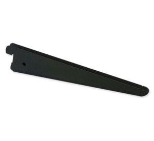 Soporte para pilar ranurado doble 17 cm negro Ducasse
