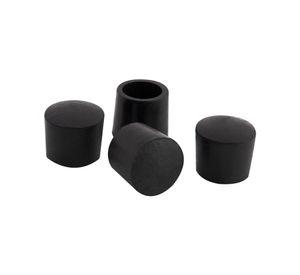 Regatón 3/4'' color negro Goma hogar