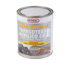 Tapagoteras acrílico 1/4 galón Zone goteras gris Dynal