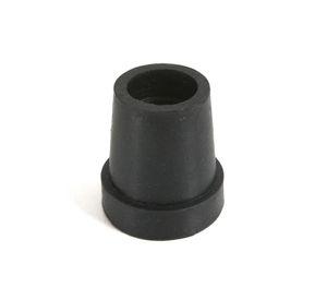 Regatón negro n 5 bastón Goma hogar