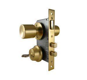 Cerradura embutida acceso 4180BSL/BSL bronce Scanavini
