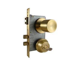 Cerradura embutida acceso 4180BSL/BSL bronce Scanavini