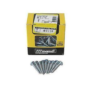 Tornillo cabeza lenteja 8mmx1 1/4'' 100 unidades Mamut