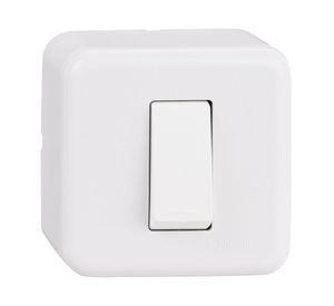 Casquete pulsador 16A G茅nesis blanco Schneider