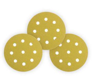 Disco de lija para lijadora 4 1/2'' grano 80 pack 3 unidades Isesa