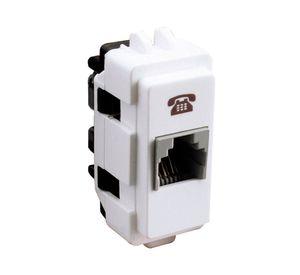 Módulo toma RJ11 Génesis blanco Schneider