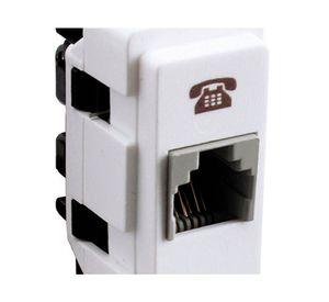 Módulo toma RJ11 Génesis blanco Schneider